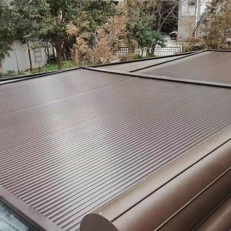 Custom-Made Outdoor Aluminum Sunshade Canopy by The Manufacturer. It Is Suitable for Terrace Tents and Offers a Reasonable Price.
