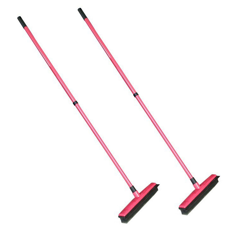Bulk Sale Durable Rubber Water Sweeper Long Handle Floor Brush for Hotel & Office Cleaning