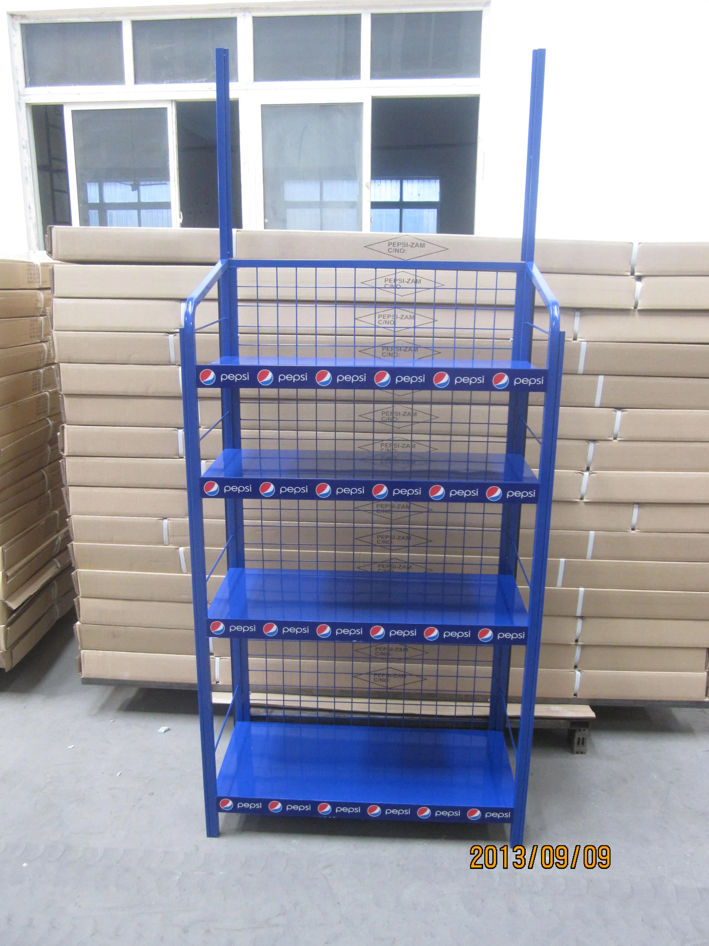 Stylish Oil Shelf for Shopping Mall and Retail Shelf Display