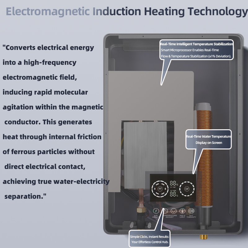 Commercial Best Electric Tankless Hot Water Heaters Under $300 Electromagnetic Induction Water Heater