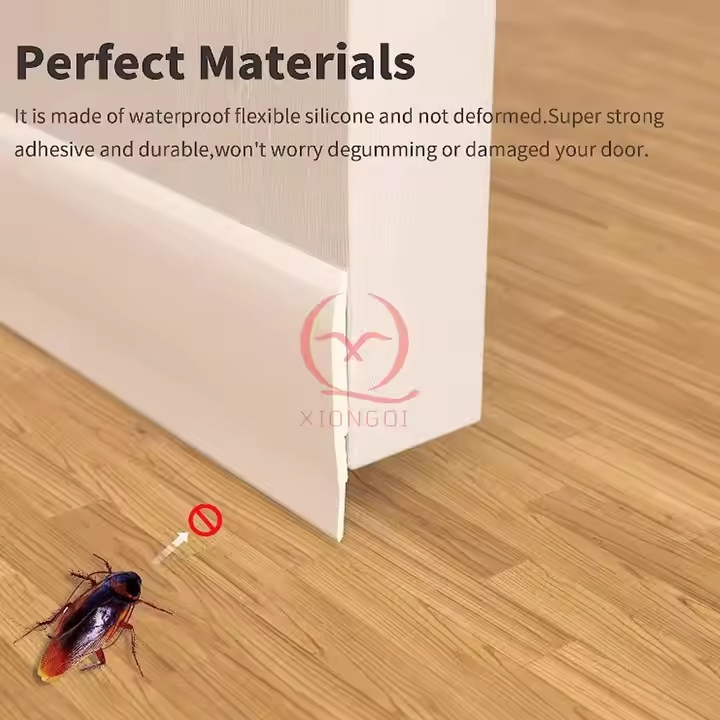 Custom Wholesale High Quality Free Sample Adhesive Door Sweep Silicone Door Draft Stopper