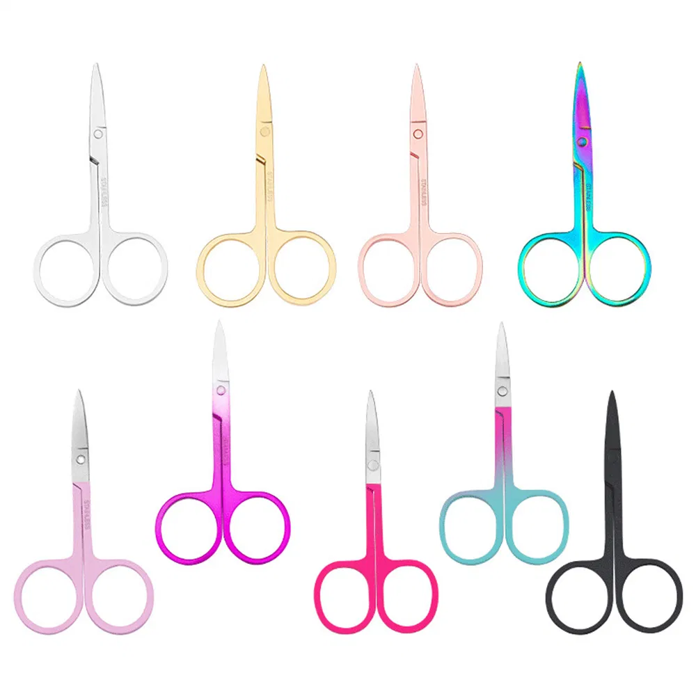Sharp Stainless Steel Eyelash Scissor Makeup Eyebrow Scissor