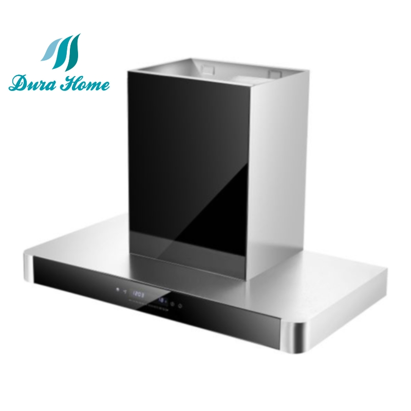 Contemporary Black Kitchen Hood Cooker Hood Chimney 90-250W Range Hood