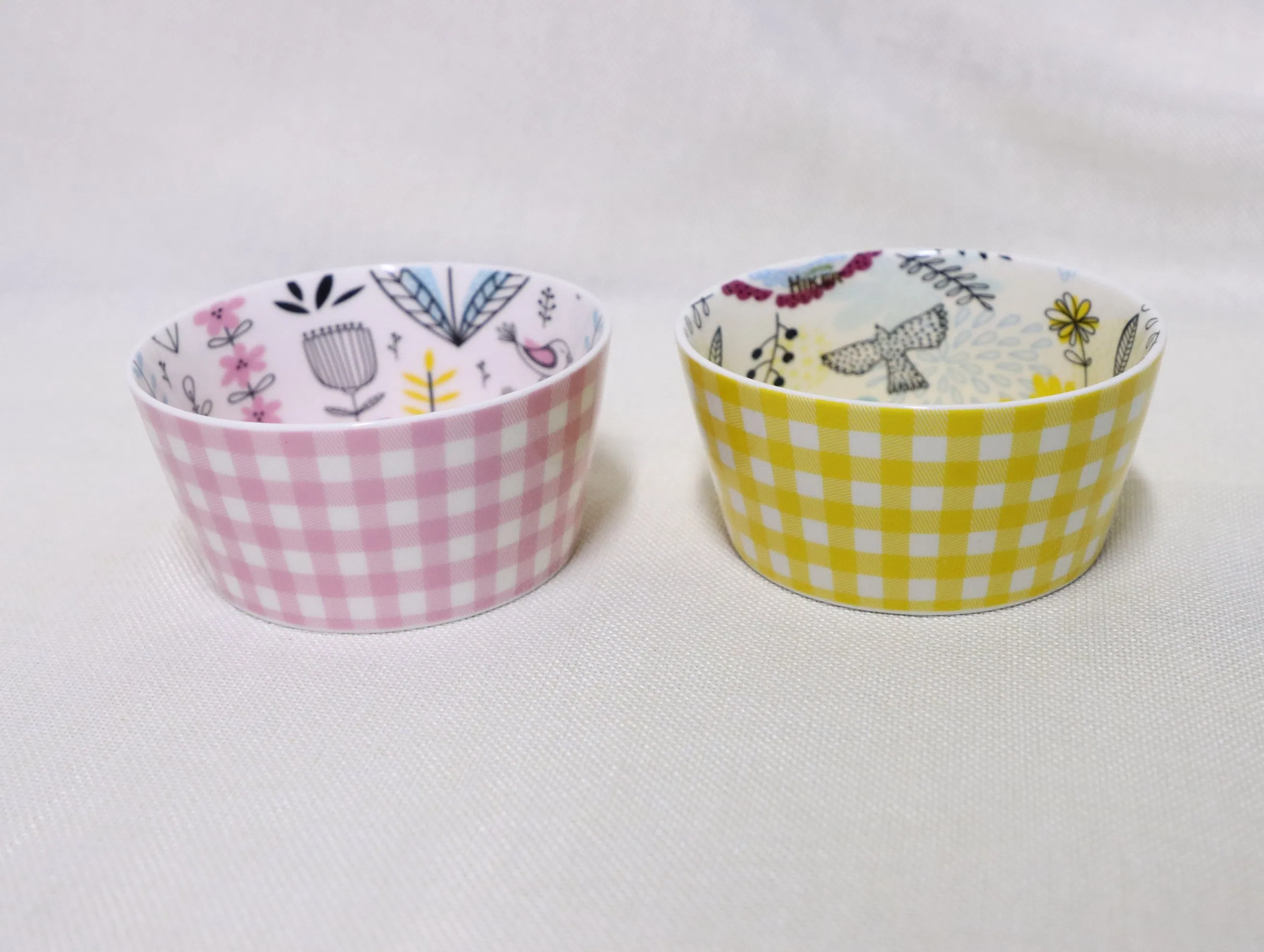 Ceramic Snack Bowl, Inside and Outside Full Decaled Ceramic Tableware Serve Bowl
