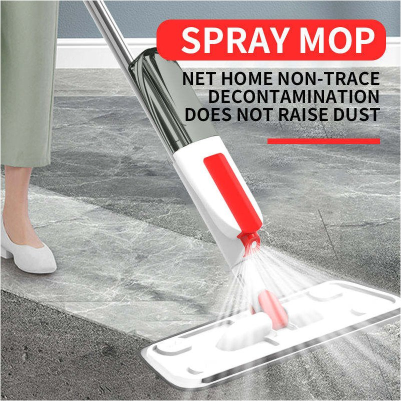 Easy Operation Spray Mop One - Handed Use Home Floor Cleaning Convenient Mop