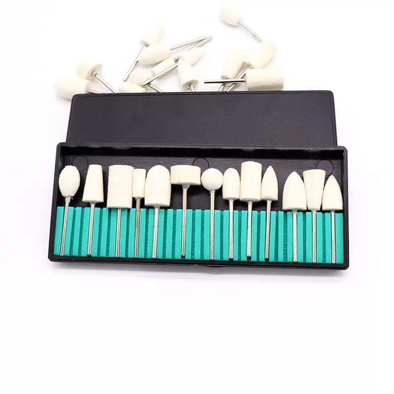 Guyo White Drill Bit Set for Nail Beauty Accept Custom Logo