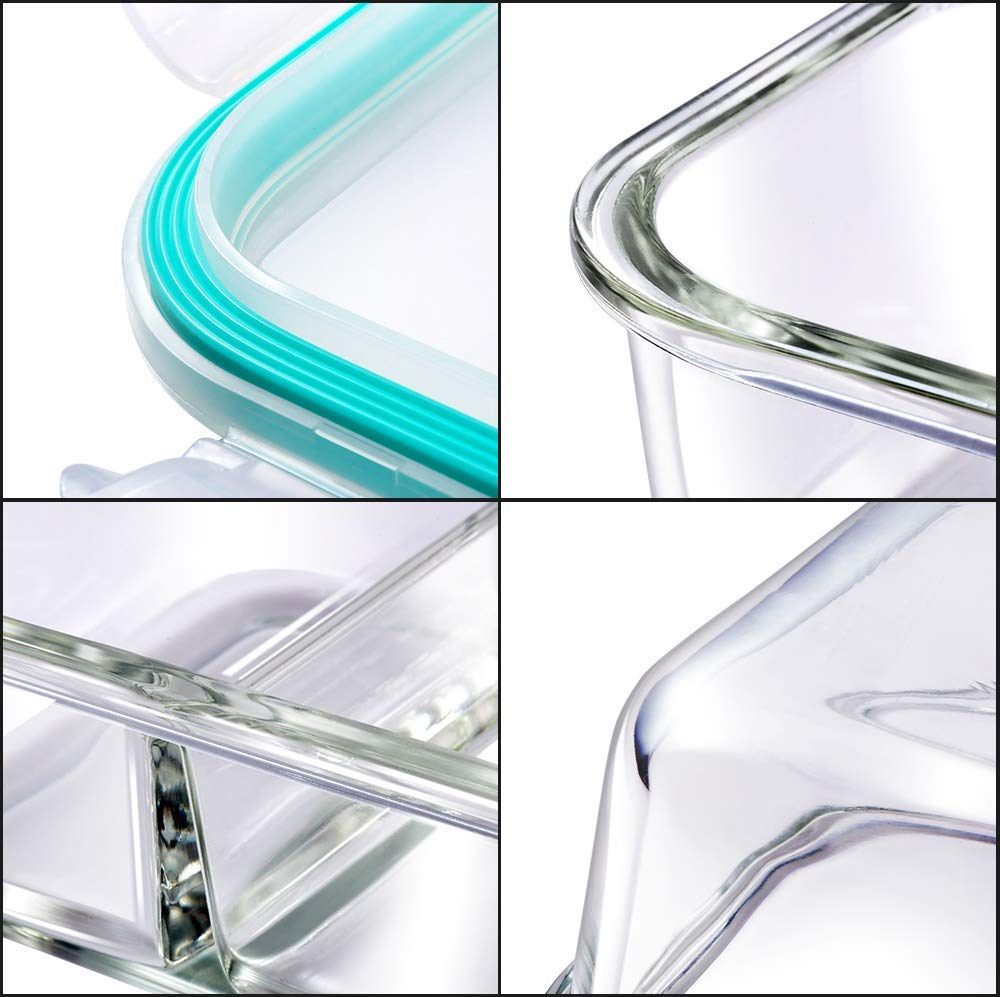 Hot Sales Microwave Oven Safe Glass Food Container Leakproof Bento Lunch Box for Storage Food Container