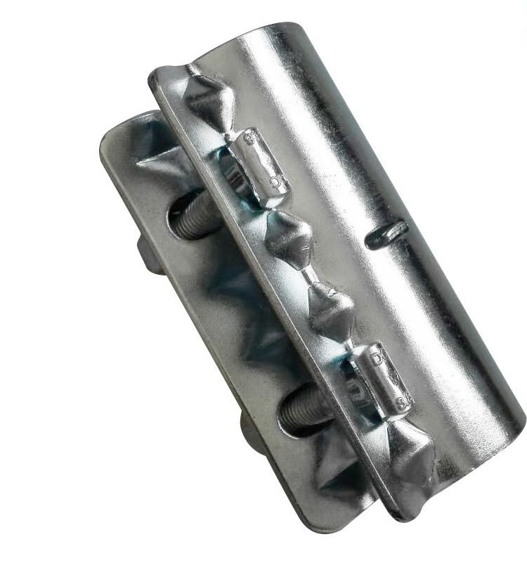 Premium Electro-Galvanized Half Coupler for Secure Construction Connections