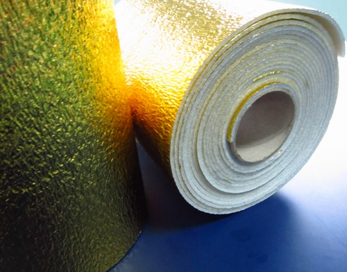 Double Sided Gold Aluminum Film EPE Foam for Heat Insulation