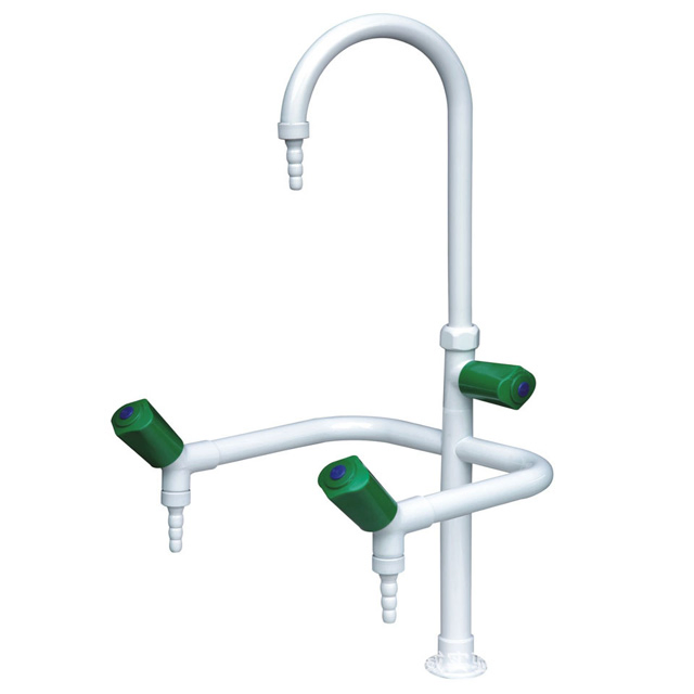 Лабораторный кран с сенсором, латунь, лебедь