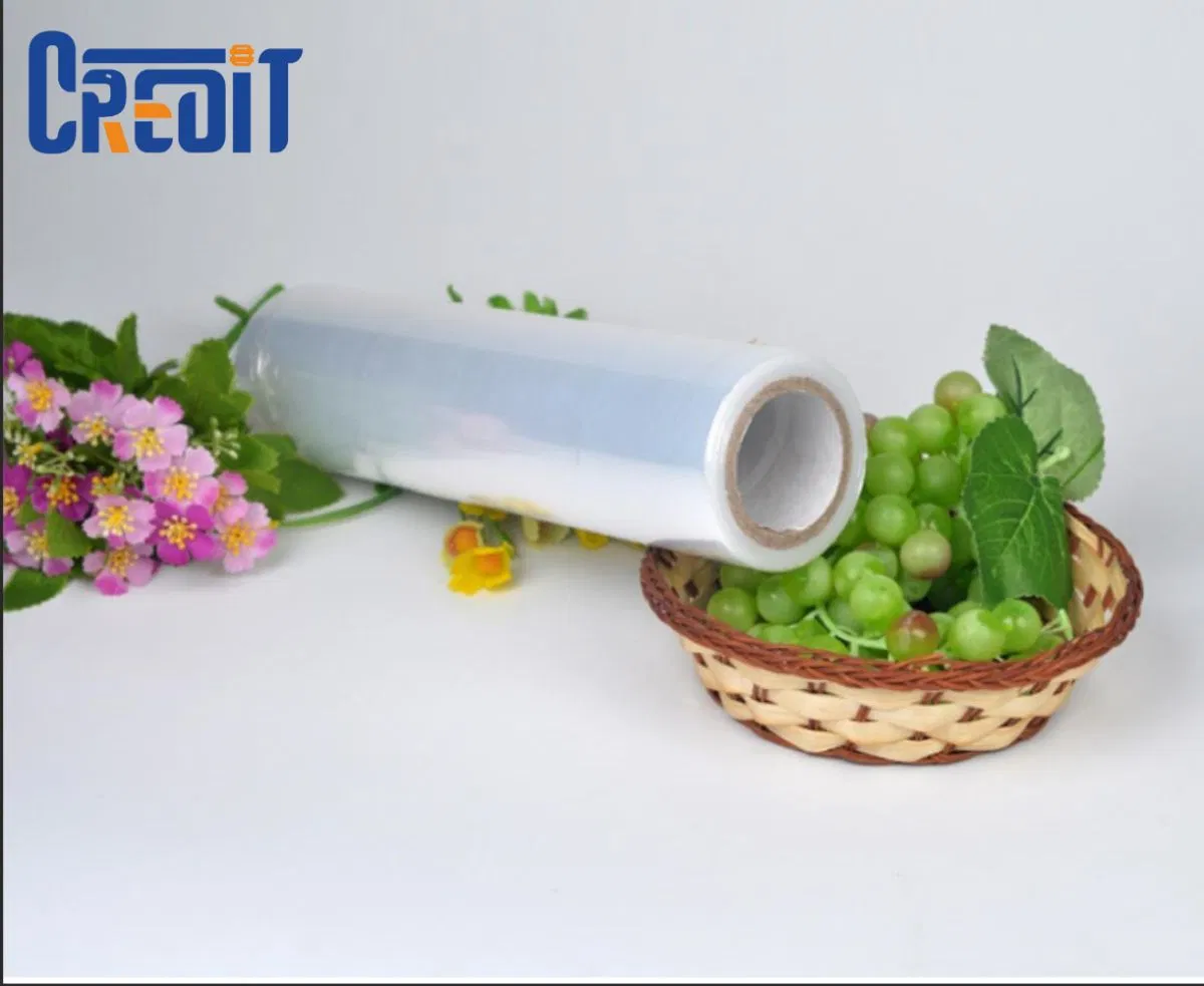 Manual LLDPE Strong Stretch Transparent Plastic PE Stretch Film Clear