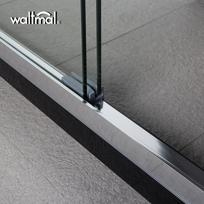 6/8mm Glass Reversible Bypass Double Sliding Door Shower