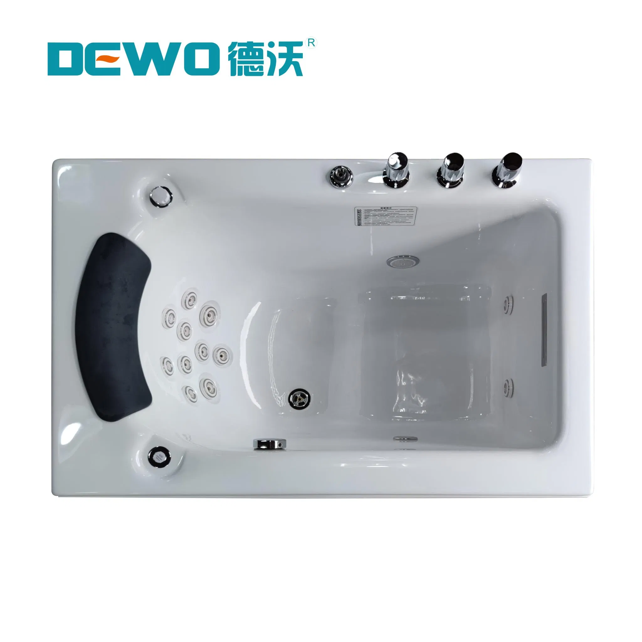 Акриловая мини-ванна 1.2 м с гидромассажем