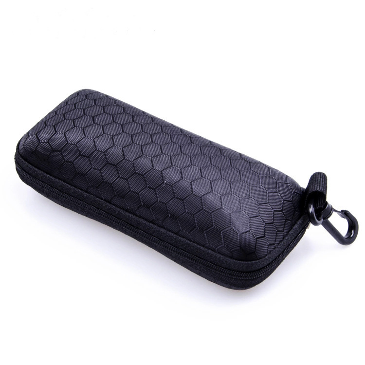 Spigen Glass New Compression Honeycomb Zipper Glasses Case Sunglasses Case Wholesale EVA Zipper Bag Black Sunglasses Sun Case