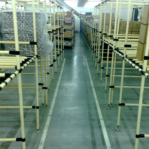 Yusi Industrial Custom Aluminum Pipe Flow Rack Shelf