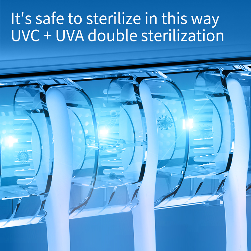 Custom OEM UV Toothbrush Sterilizer Multi Function Toothbrush Holder UV Toothbrush Holder