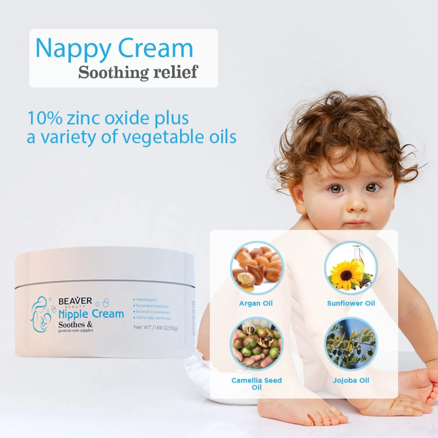 Beaver Baby Care Mild and Moisturizing Nappy Cream