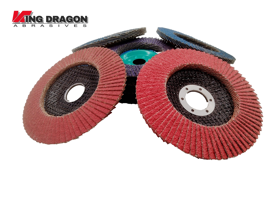 Лепестковый шлифовальный диск 125мм, коричневый электрокорунд