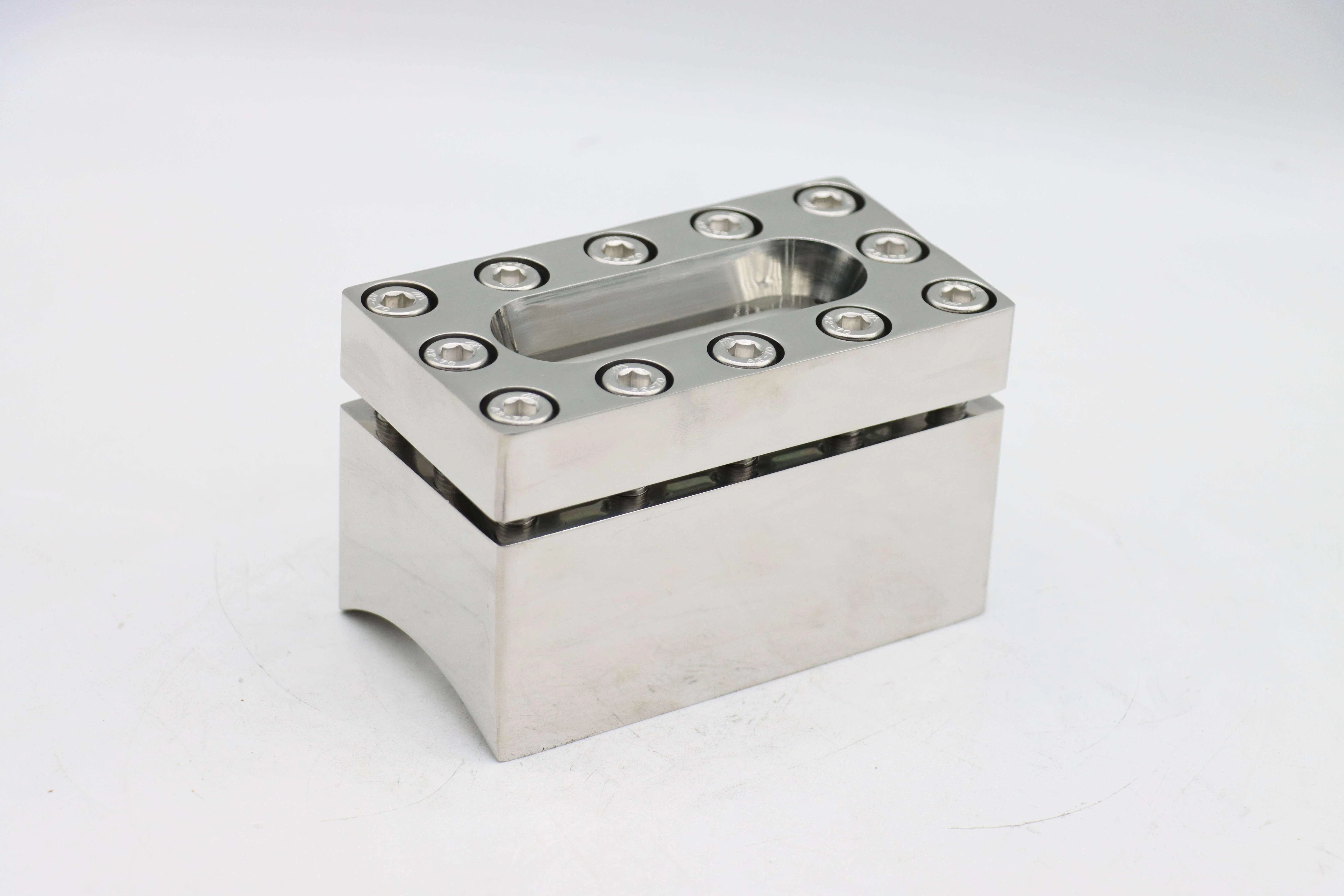 Sanitary Stainless Steel 304 316L Level Indicator Rectangular Flange Sight Glass for Tank