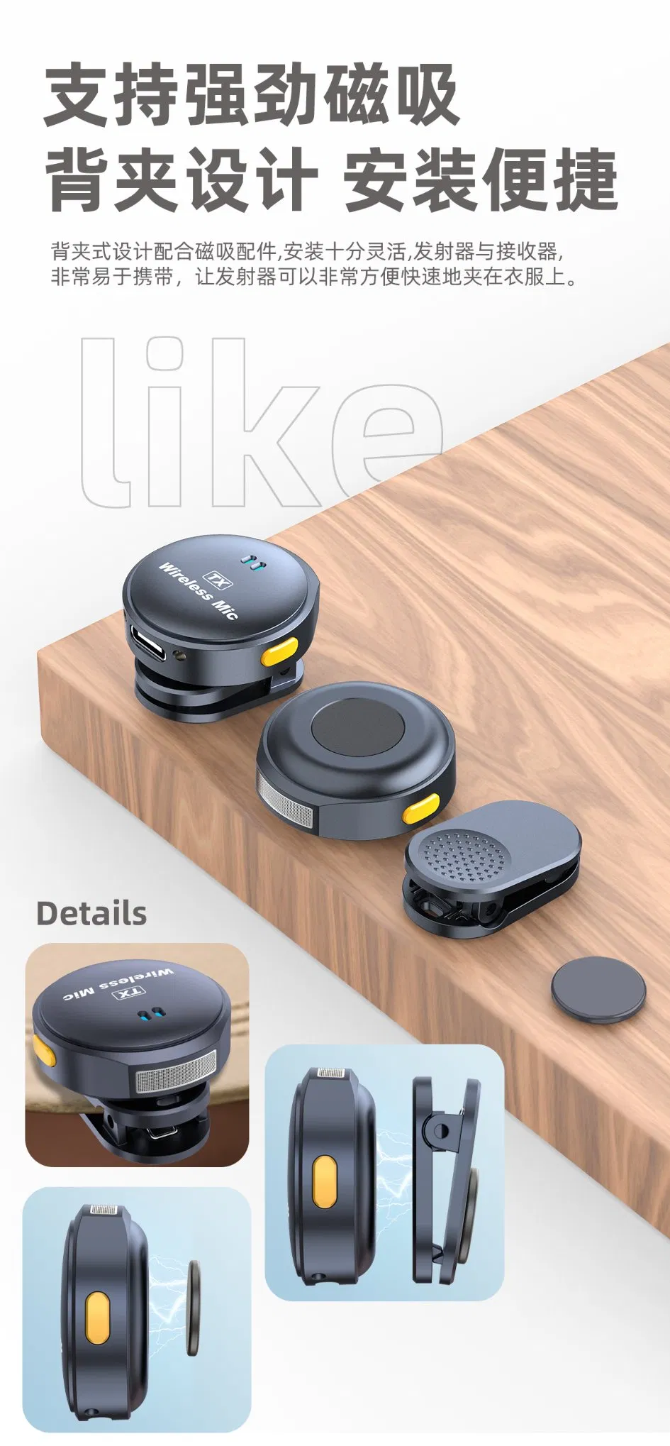 Budget-Friendly Professional Live Recording Wireless Microphone for Home Studio Use