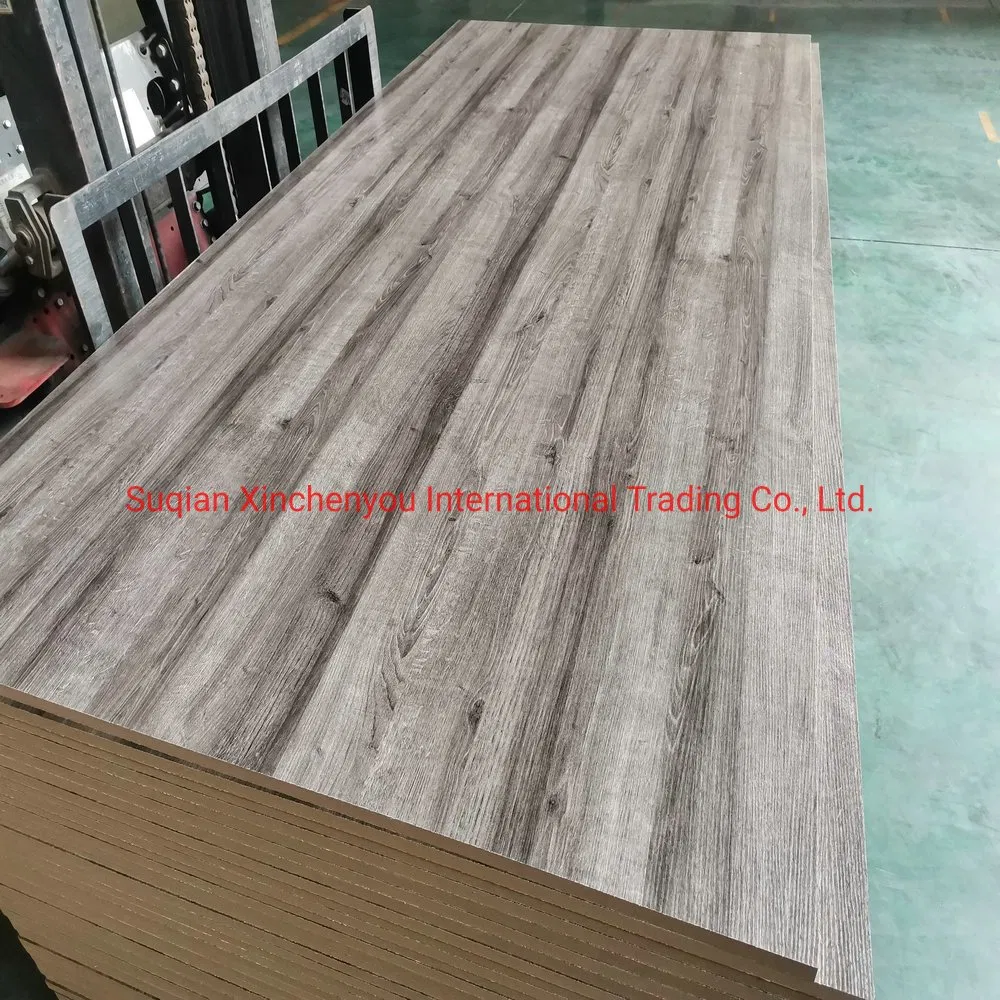 Melamine MDF Wood Grain 18mm for Furniture Decoration Kitchen Cabinet