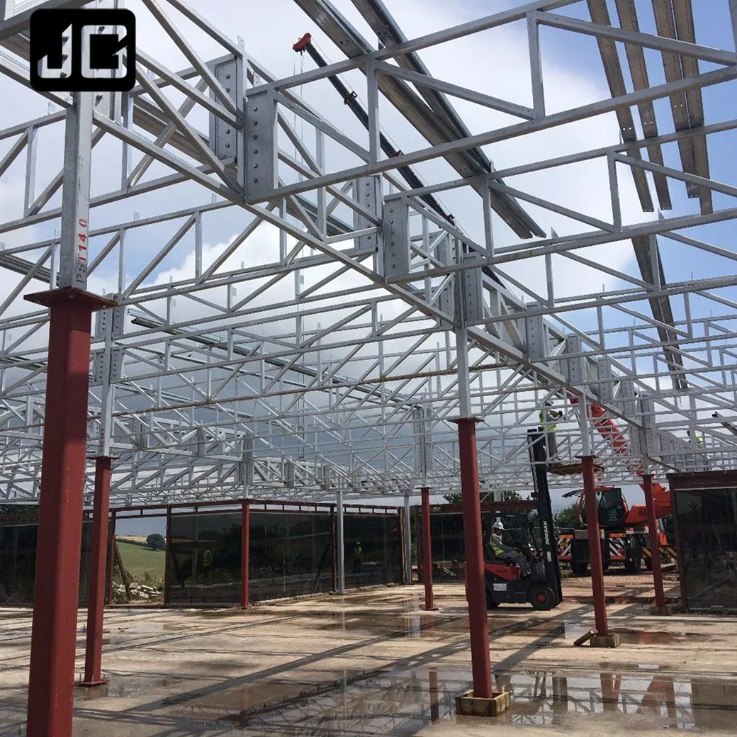 Fabrication Welded Steel Structure Construction Galvanized Painted Garage