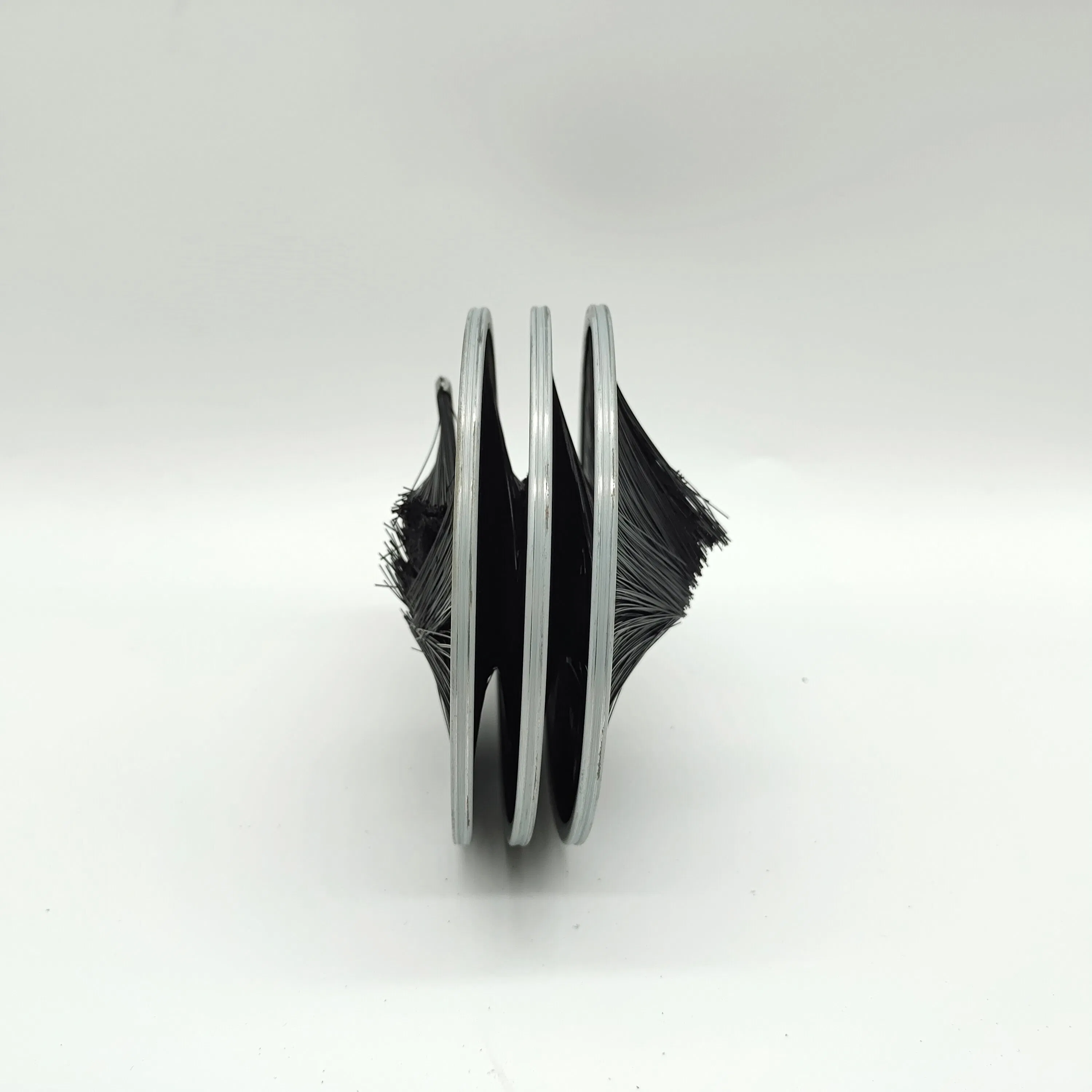 Steel Wire Abrasive Nylon Spring Wound Coil Brush Customizable