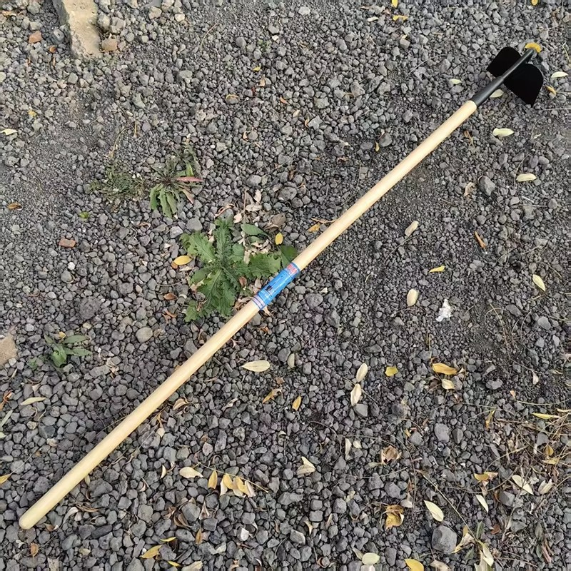 High Quality Steel Garden Hoe with Long Wooden/Plastic Handle Farming Agricultural Tools
