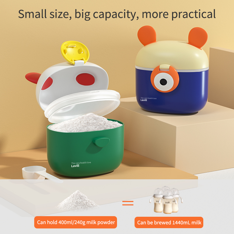 Circle Nail Clipper and Fun Milk Powder Storage Box