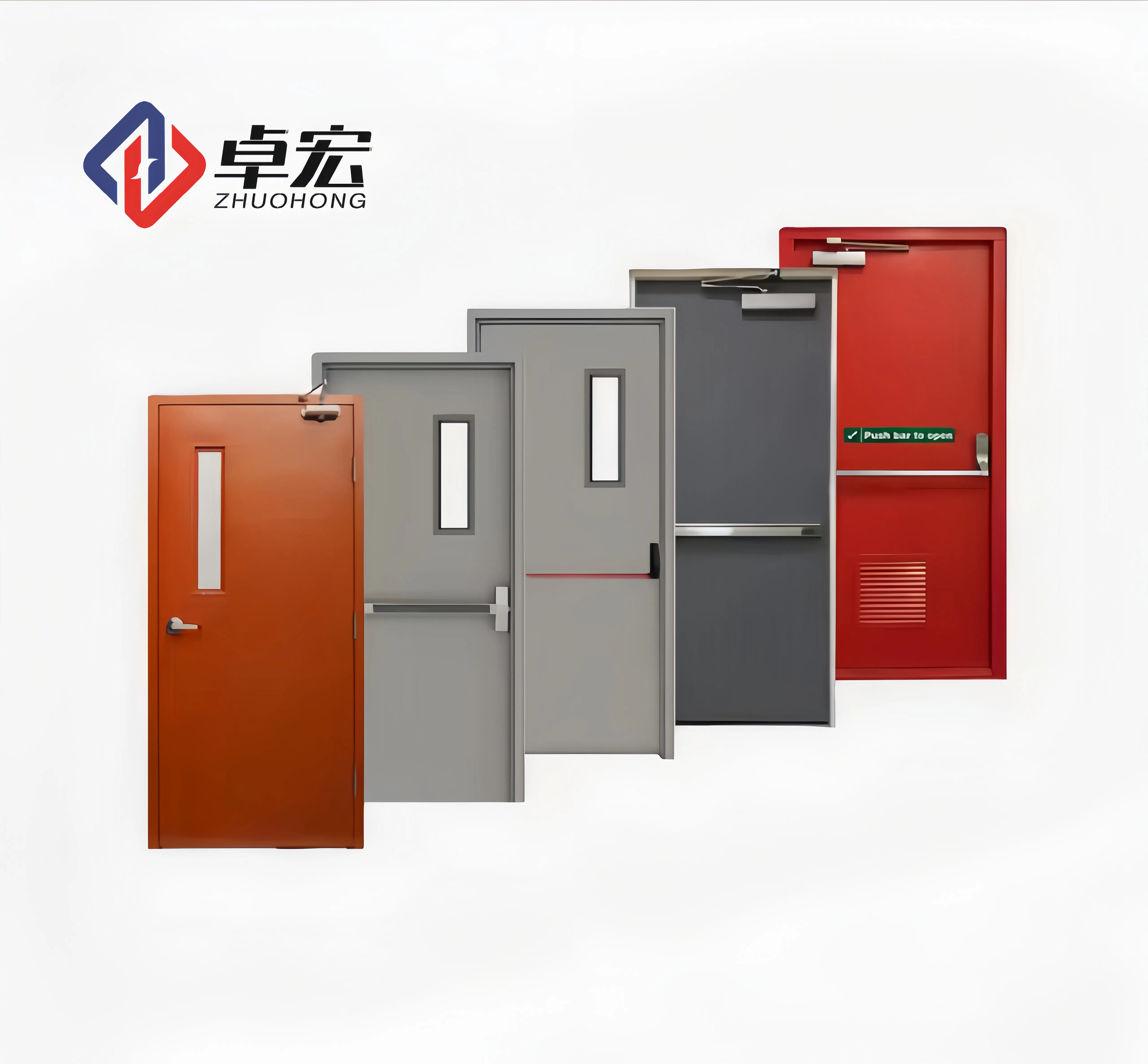 Factory Customized Advanced Safety and Fire Doors, Steel Doors