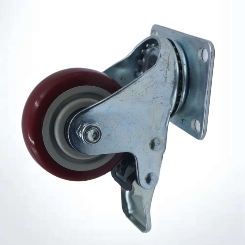 Universal Wheel Trolley Silent Pulley Industrial Solid Casters