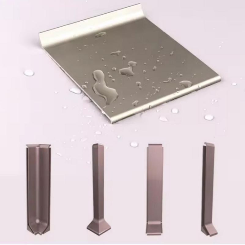 6cm Aluminum LED Skirting Board Decorative Wall Skirting LED Light Aluminum Baseboard Floor Accessories