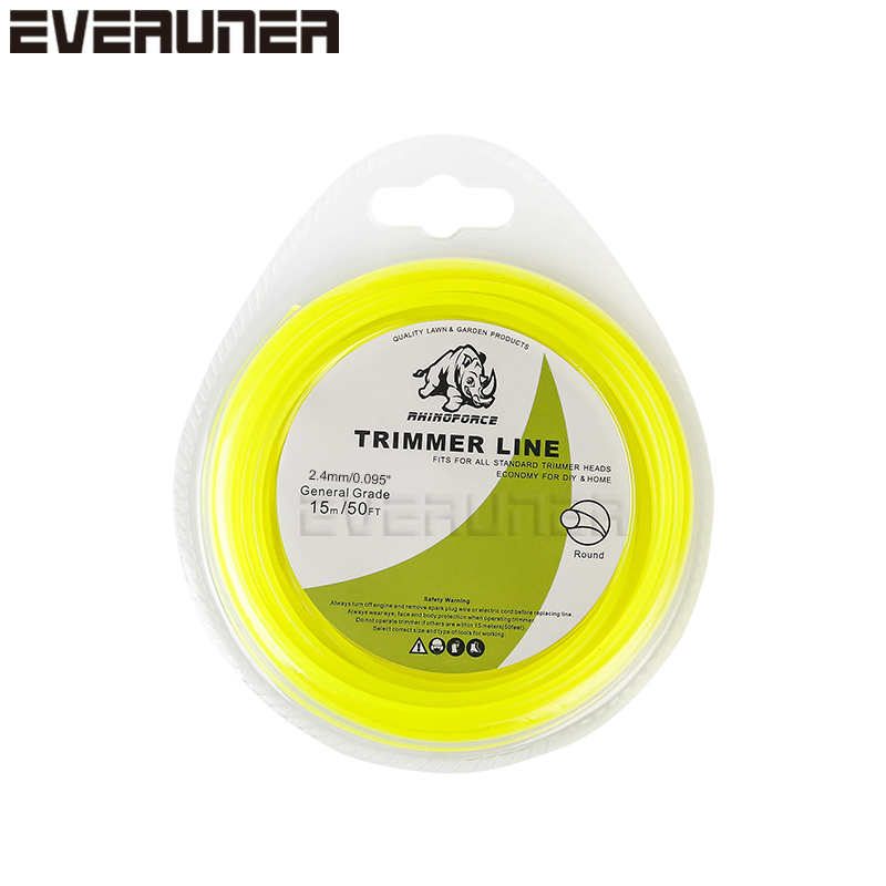 RHINOFORCE 2.4mm 0.095"X15m Trimmer Parts Nylon Trimmer Line