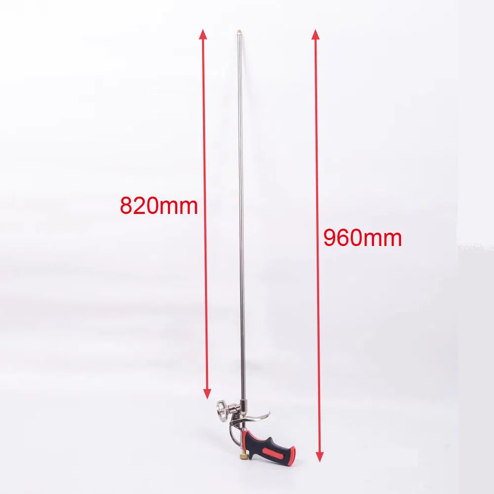 Professional Extended Barrel Insulation Gun Expanding Sealant Applicator Long Nose Spray Foam Gun