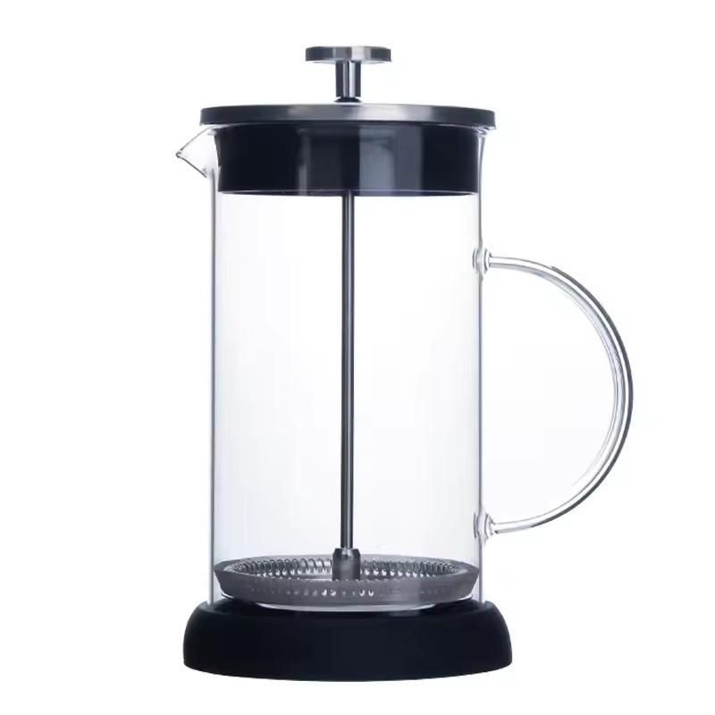 Coolored Borosilicate Glass French Press Coffee Plunger