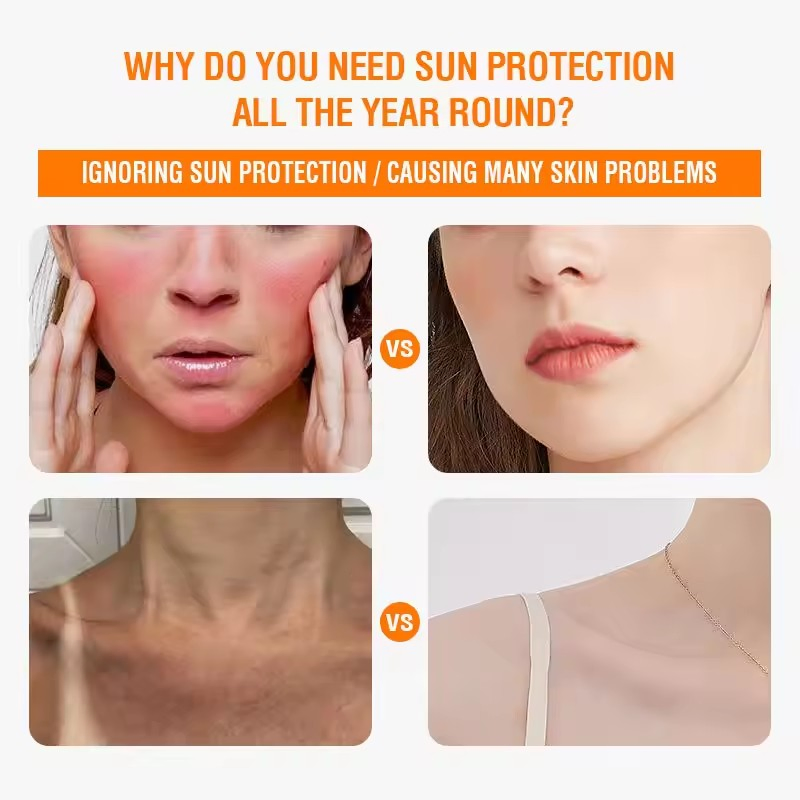 Wholesale Sunscreen SPF 50 Organic Waterproof Moisturizer UV Protection High Multiples Lasting Sunscreen