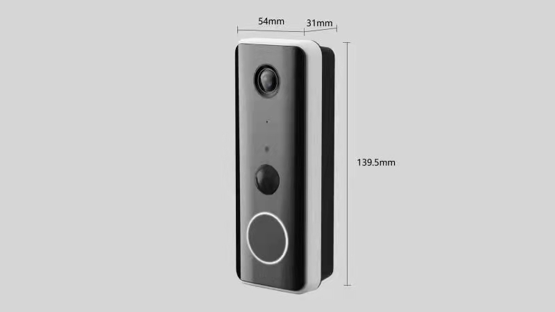 1080P WiFi Smart Video Doorbell PIR Detection Alarm H. 265