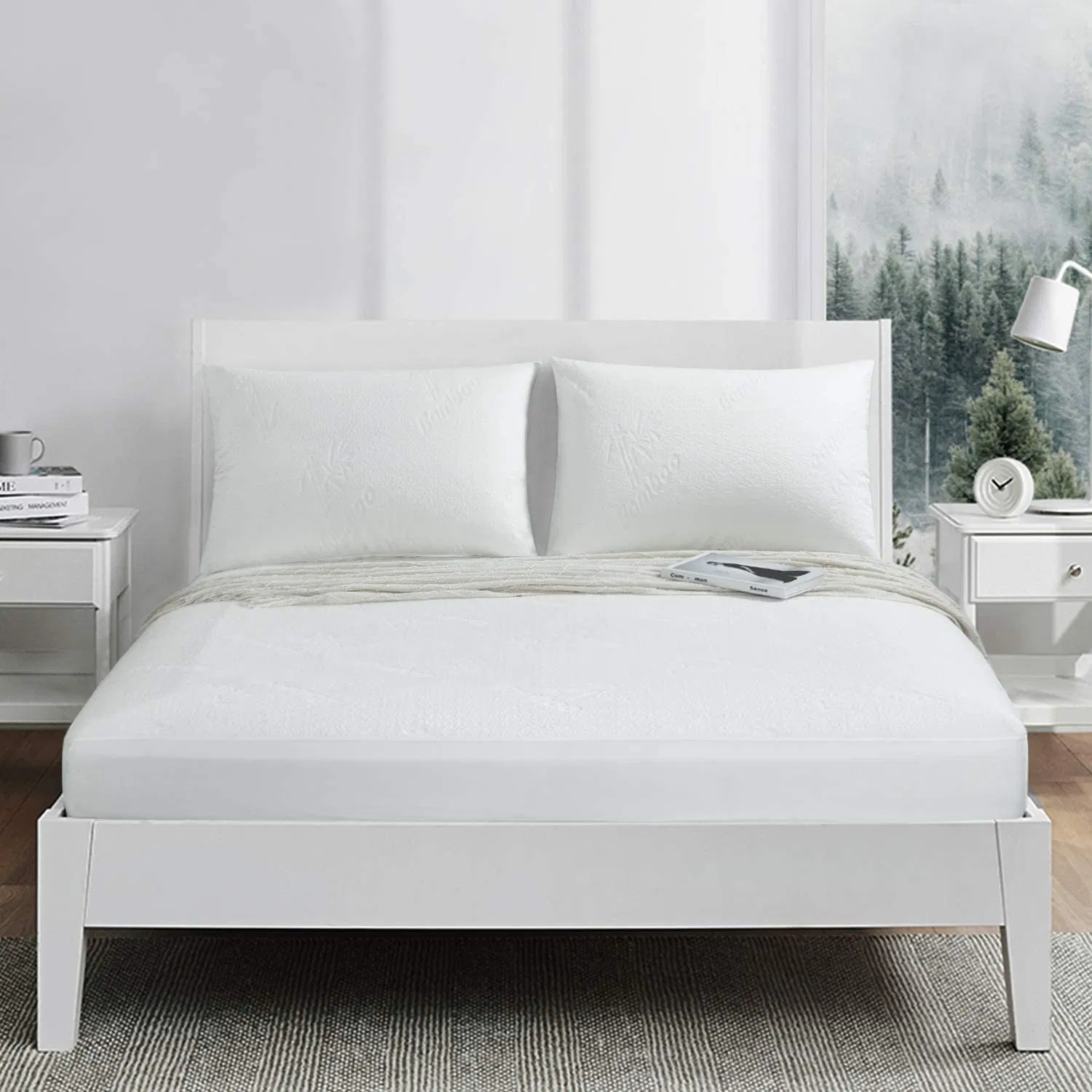 Fabric Quilted Waterproof Mattress Protector