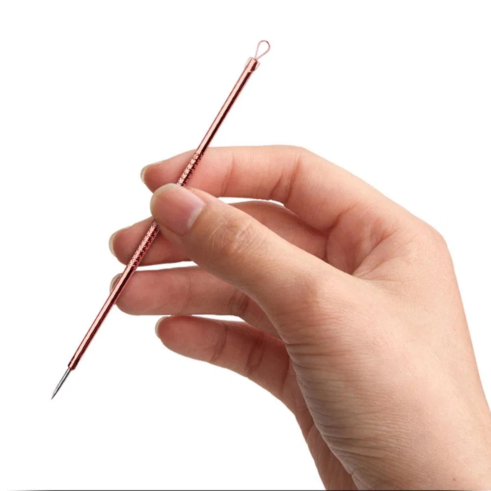 Blackhead Comedone Acne Pimple Blackhead Remover Tool Spoon for Face Skin Care Tool Needles Facial Pore Cleaner