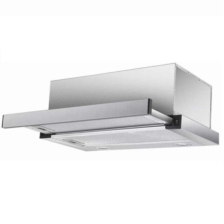 2026 New Telescopic Extractor Hood with Advanced Touch Switch Control, Offering Sleek Design and Powerful Ventilation for Modern Kitchens