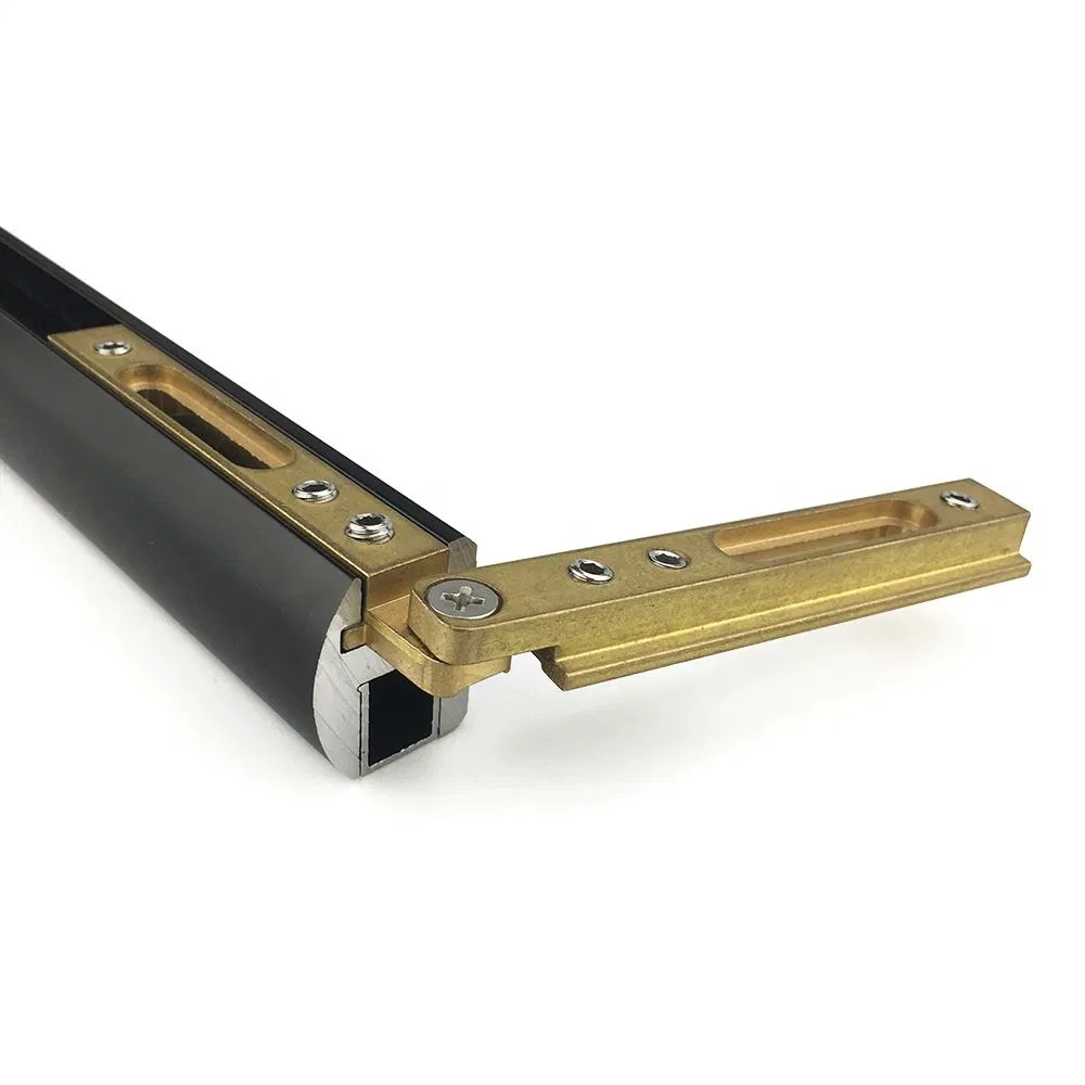 China Customized Cr L Shower Room Aluminum Deluxe Shower Glass Door Kits Header