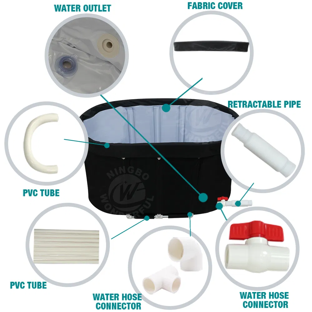 Овальная ледяная ванна для восстановления спортсменов