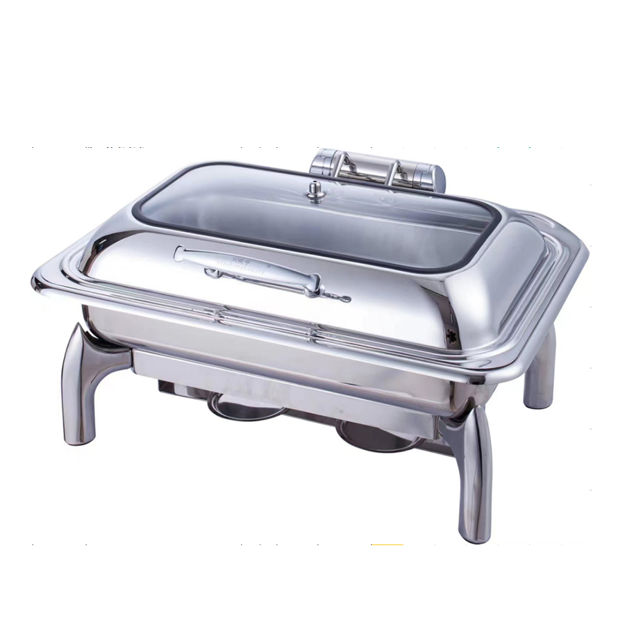 Hotel Supplies Stainless Steel Equipment Buffet Chafing Dish Set Electric Food Warmer