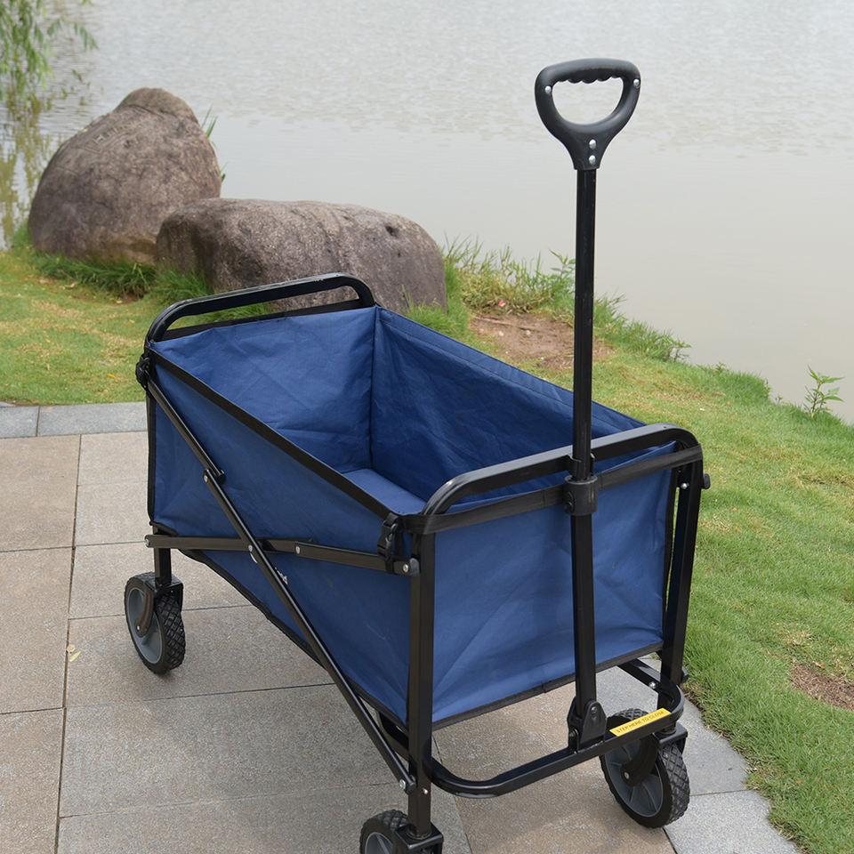 Portable Fashion Wagon Trolley Heavy Duty Shopping Camping Sporting Garden Cart