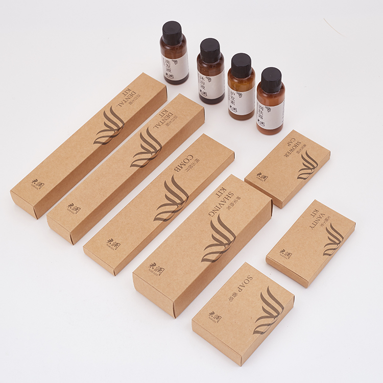 Custom Private Label Hotel Bathroom Toiletries Set Cheap Travel Disposable Guest Hotel Supplies Amenities Kit