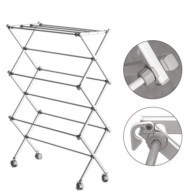 Clothing Hotel Hanging Folding Bathroom Drying Rack
