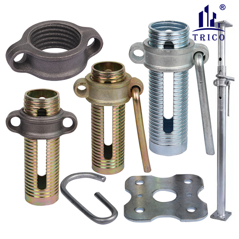 Powder Coated Adjustable Scaffolding Acro Shuttering Props Steel Prop for Concrete Formwork