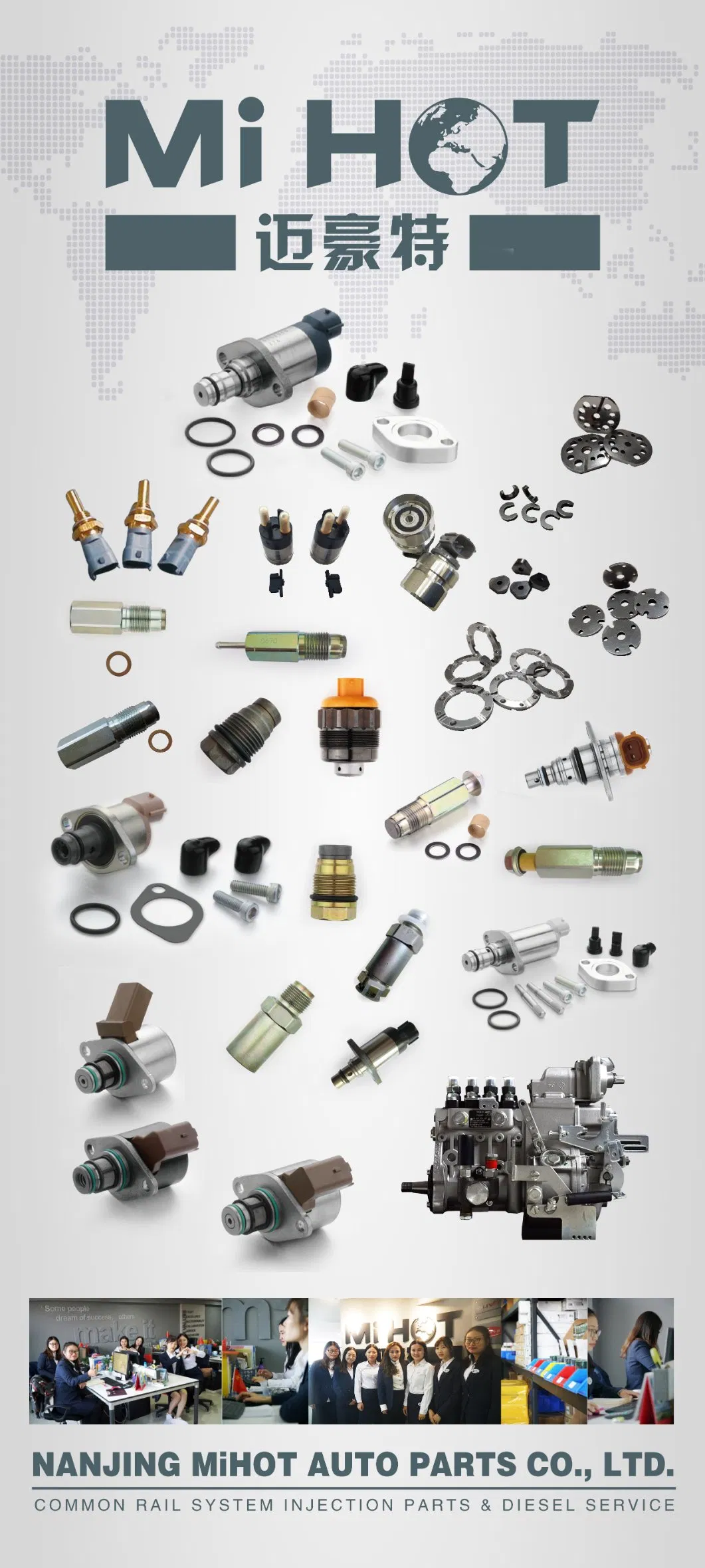 Топливная форсунка Liwei Dlla153p884 для Common Rail (095000-5800/5801)
