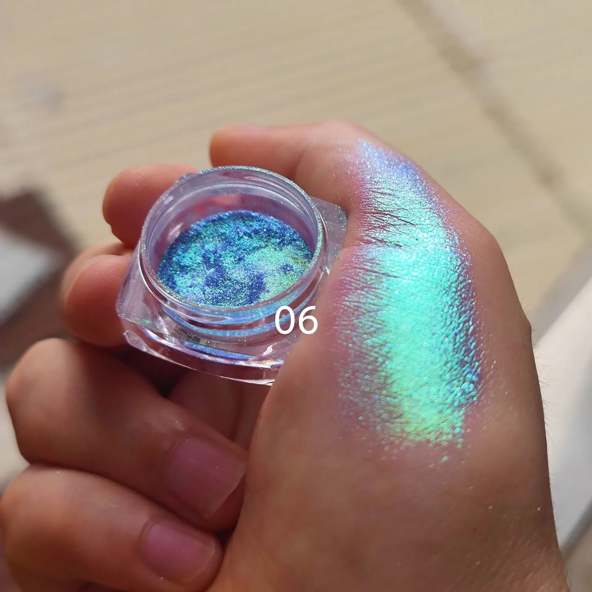 Vegan Chameleon Pigments Watercolor Eyeshadow Duo Chrome Pigments
