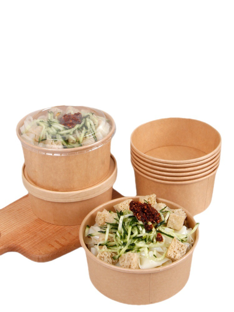Quality Assurance! Thickened Kraft Paper Bowl Packing Tool, Selling Recommended, Affordable, Fast Delivery